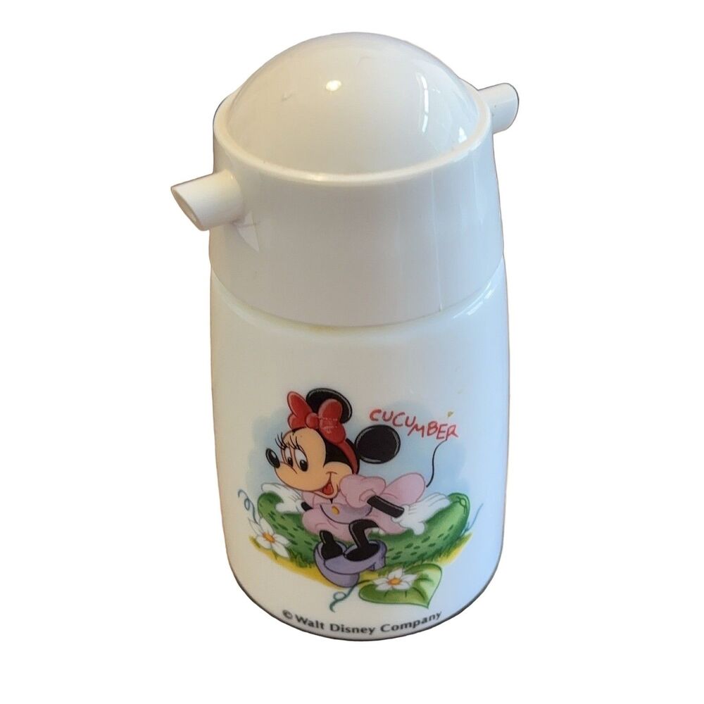 Disney Minnie Mouse Cucumber Shaker White Removable Lid Inner Seal Ring